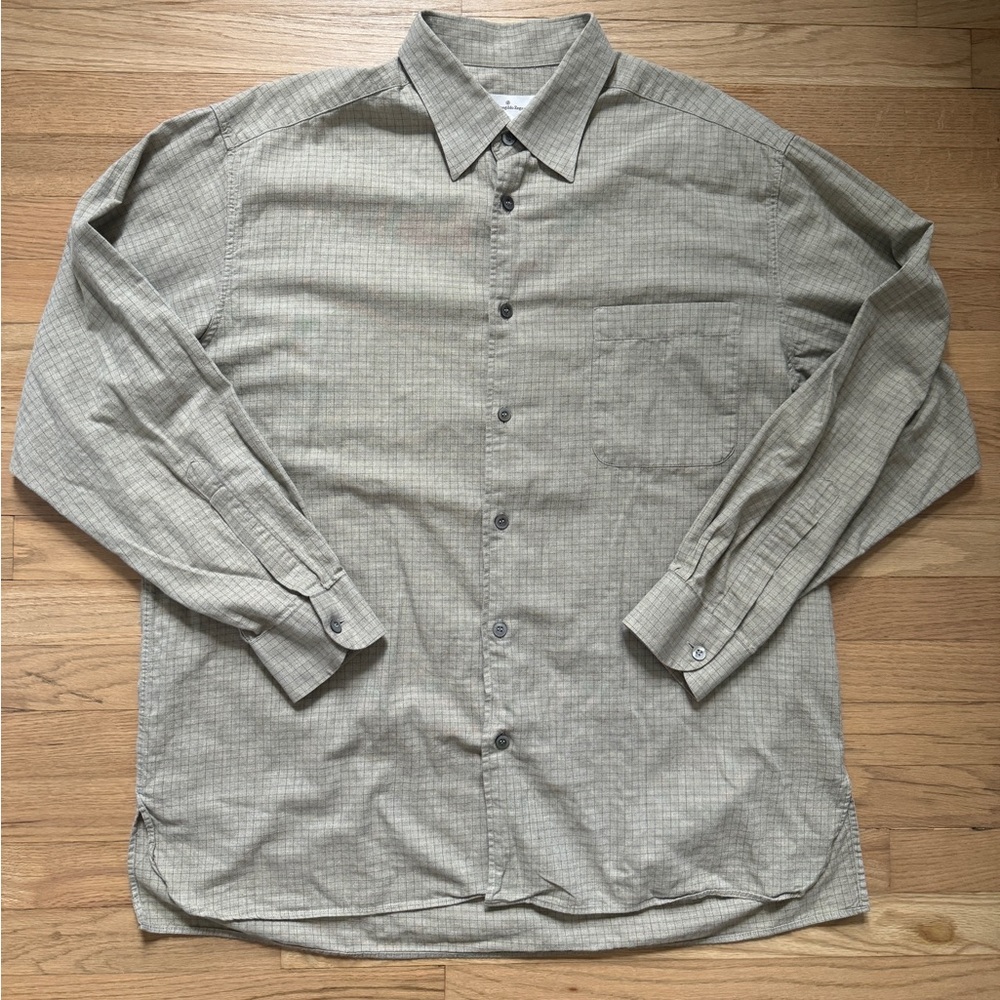 Ermenegildo Zegna Brown Casual Button Down Shirt